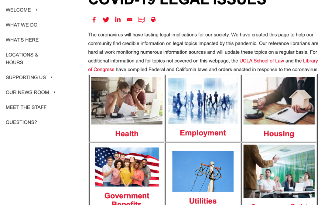Archived – Corona Virus Legal Help